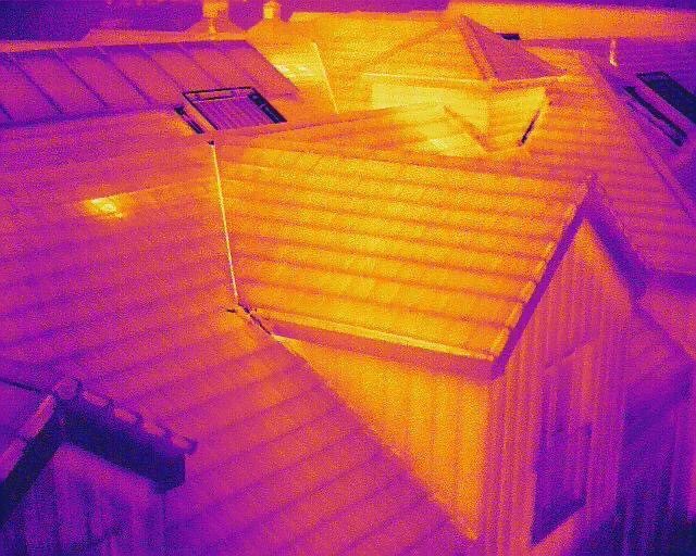 Thermal Imaging Roof Survey Image Jarrow